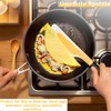 Bigwinyep Omelette Spatula, Silicone Spatula Flipper, Heat Resistant Omelette Turner