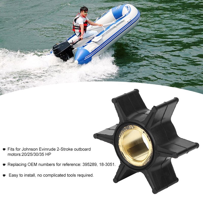 Outboard Motor Water Pump Impeller 395289 Fits for Johnson Evinrude