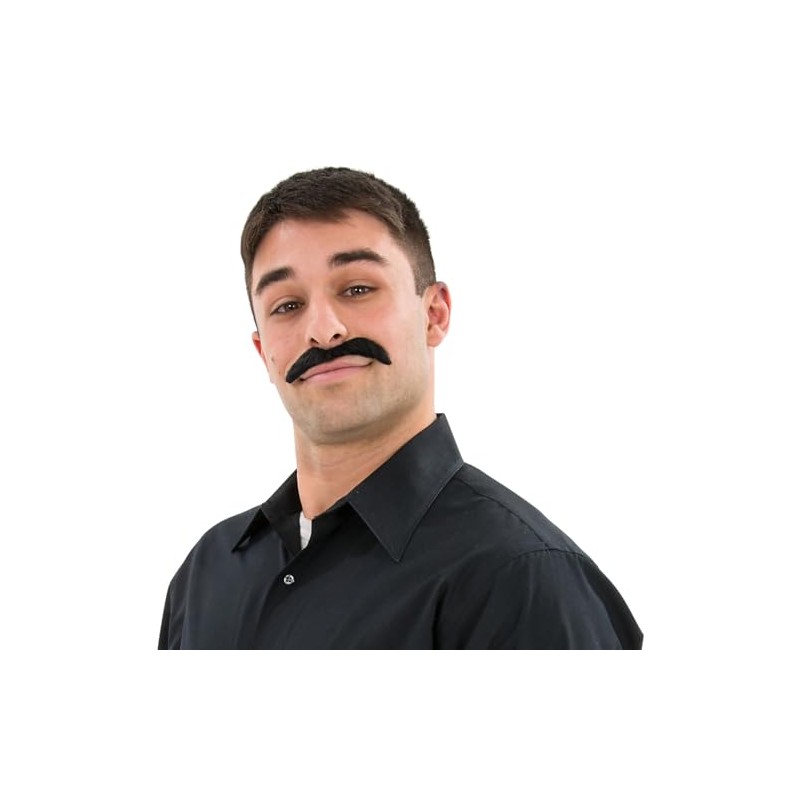 Rhode Island Novelty 3.5 Inch Mustache Set, One Pack of