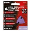 Trend Zirconium 93mm Delta 40 Grit Abrasive Sanding Sheets, AB/OSC/40Z,