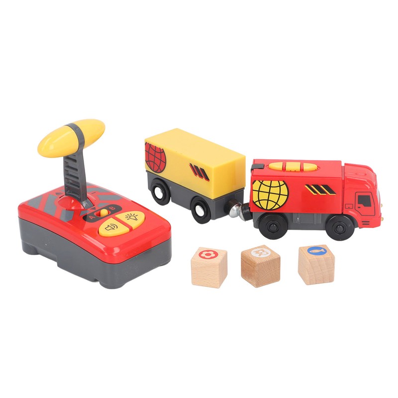 Remote Control Electric Train with Sound and Light Magnetic Connection
