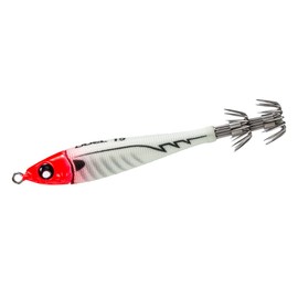Duel A1713-RLRH Lead Squid Jig EZ-Bait Metal, No. 30, 4.0 oz (114 g), Real Luminous Red Head, Squid Metal