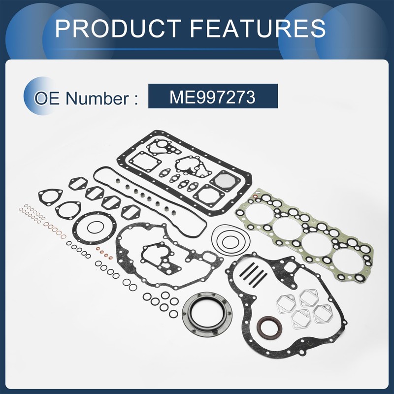 INFINAUTO Cylinder Head Gasket Kit Engine Valve Gasket Set No.ME997273