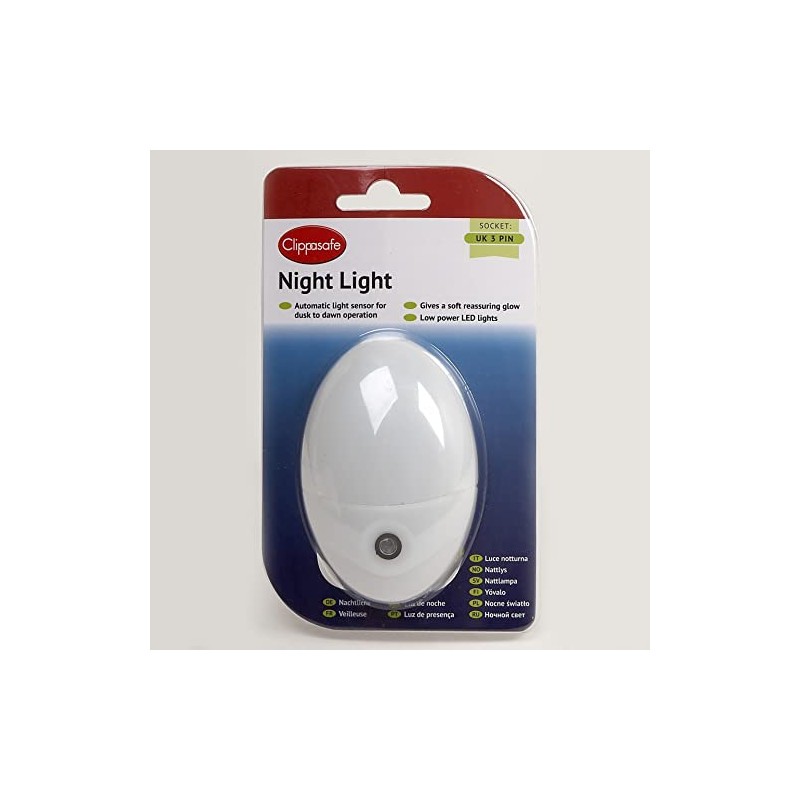 Clippasafe Details about Night Light with Light Sensor - UK