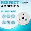 Poolzilla Zinc Anode Plate - 2 Pack, Keep Your Skimmer