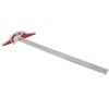 Edge Rule Protractor Aluminum Alloy T Square Woodworkers Edge Ruler