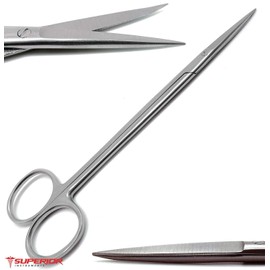 Dental Surgical Medical ENT Scissors Kelly Straight 7" Sharp/Sharp Instruments