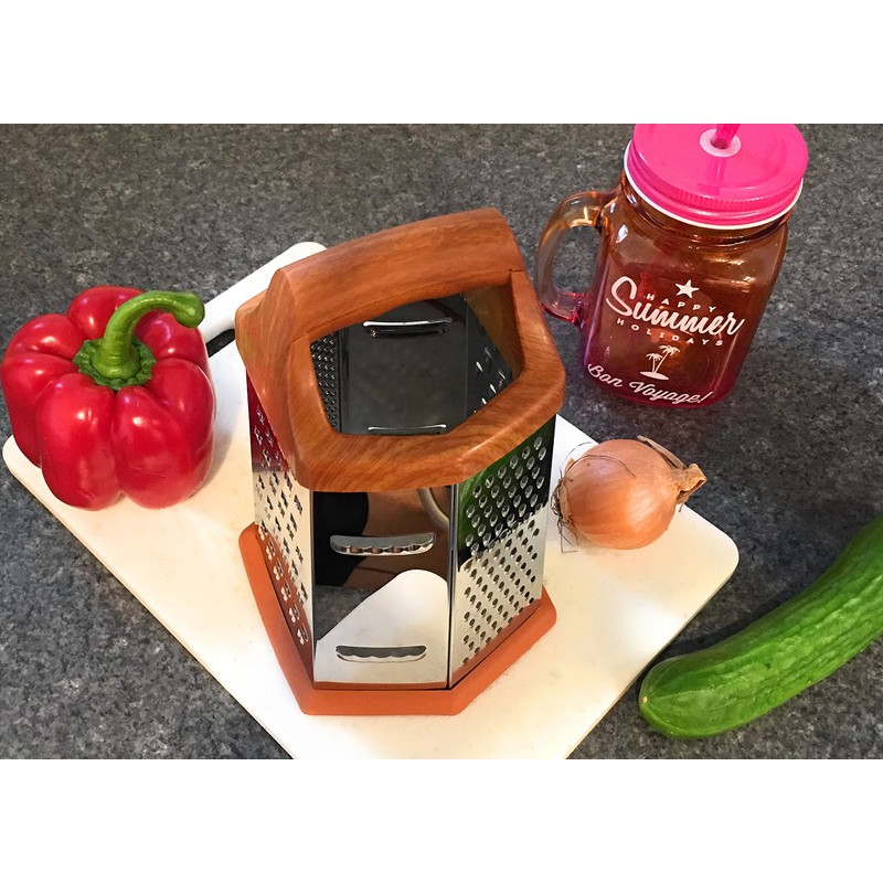 Kinghoff 6-IN-1 kitchen grater Stainless steel
