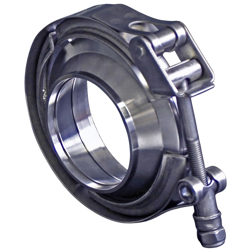 Exhaust Header Collector Reducer Adapter Assembly with V-Band in Stainless