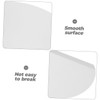 Ipetboom 50pcs Transparent Plastic Face Protectors Face Protections Facial Shield