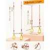 YOHOOLYO Trapeze Bar Swing Set Hanging Bar Rings for Kids