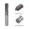 sourcing map Square Nose End Mill, 12mm Cutting Dia Tungsten