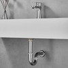 ROVOGO P Trap 1-1/4" for Bathroom Sink, Stainless Steel P