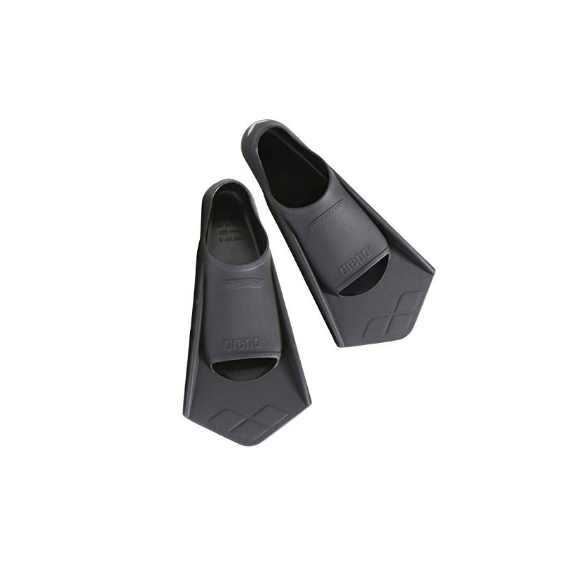 Arena Powerfin Flippers black-silver Size 41-42 2021 paddle