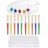 12 Pcs Kids Paint Brushes Set, Childrens Paintbrushes for Art,