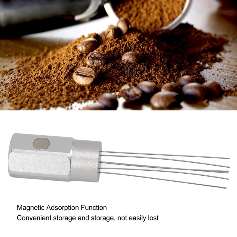 Coffee Distribution Tool Magnetic Absorption Needle Type Coffee Stirrer Distributor