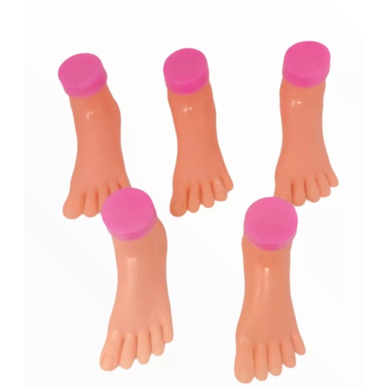 Chinguilis 10 Pies De Práctica Uñas