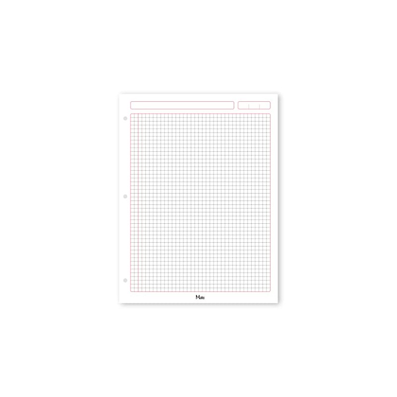 Mate | Hojas Para Carpeta | Carta | 200 Hojas