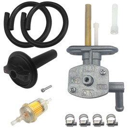 M MATI Fuel Cock Assy & Lever Replacement for Kawasaki Prairie 360 KVF360 2003-2013 Prairie 400 KVF400 1997-1998 51023-1402&92077-1098, Fuel Tank Switch Valve Part