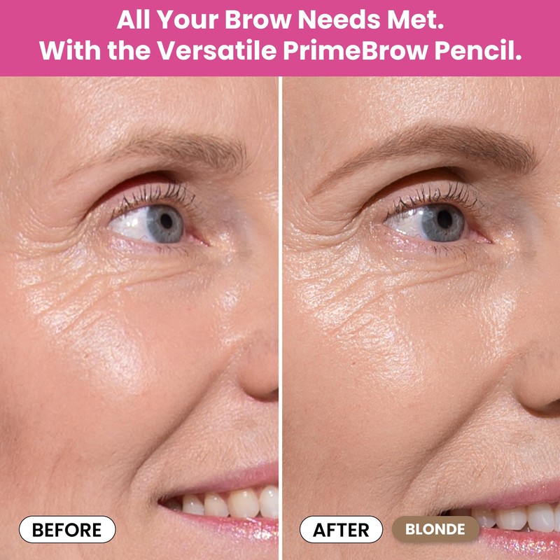 Prime Prometics PrimeBrow Pencil for Mature Women – Ultra-Precise Tip