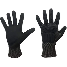 Speedsafe Black N5SP Protective Glove for Professionals, Protects Against Cutting and Impact injuries + free glove holder, size XS - XXXL, black