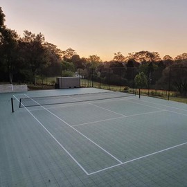 Tennis Court Flooring - Tennis Court Consrtuction Kit - Court Size: Other Size ($4.45/sqft, please contact our team)