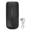 Black Air Purifier Portable USB Powered Low Noise Car Air