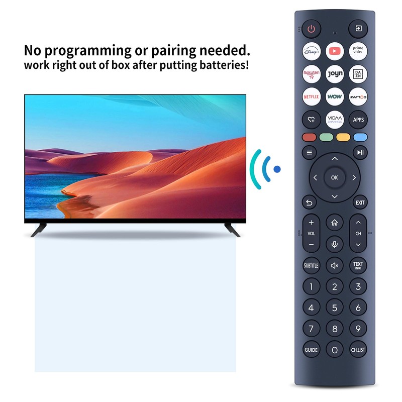 MOVHEIYL ERF2AD36H Replacement Voice Remote Control for Hisense 4K UHD