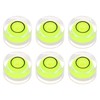 sourcing map 6pcs Round Bubble Level 10x6mm Mini Circular Bullseye