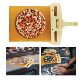 LONEA Sliding Magic Pizza Peel Slider Transfer - Pizza Paddle With Handle - Sliding Pizza Shovel Slide - Easy Sliding Pizza Board