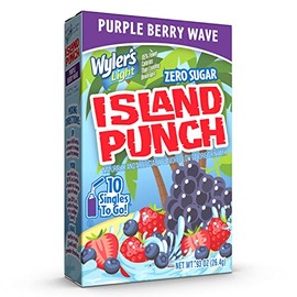 Zero-Sugar Island Punch Purple Berry Wave Drink Mix, 10CT