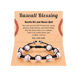 PINKDODO Baseball Gifts for Boys 8 12 10 14 Baseball Bracelet Christmas Gifts for Teen Boys Teenage