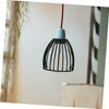 Cabilock Versatile Hanging Lamp Shade Wrought Iron Birdcage Design for