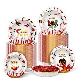Reallnaive 100 Pcs Chili Cook off Party Decorations 12 oz Chili Cook off Bowls Disposable Sample Tasting Paper Cups Tasting Bowls Cups for Mexican Party Supplies (White)