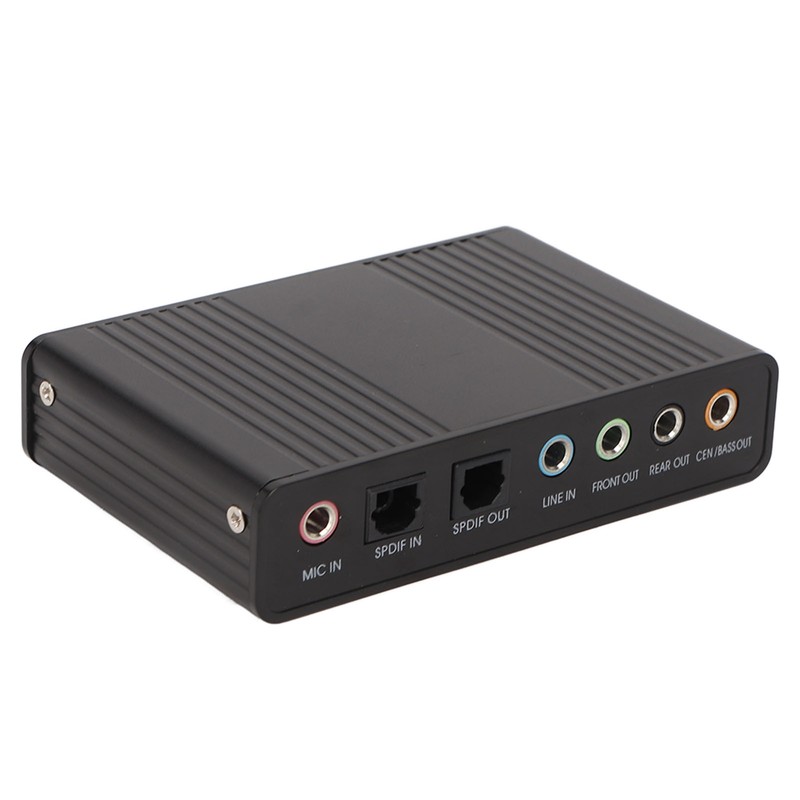 USB Sound Card 6 Channel 48kHz Sampling Rate Analog Play