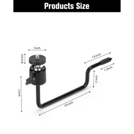 Trail Camera Mount, SPOODOR 2 Pack Trail Camera Stand and Game Camera Tree Mount, with Universal 1/4"-20 Screw