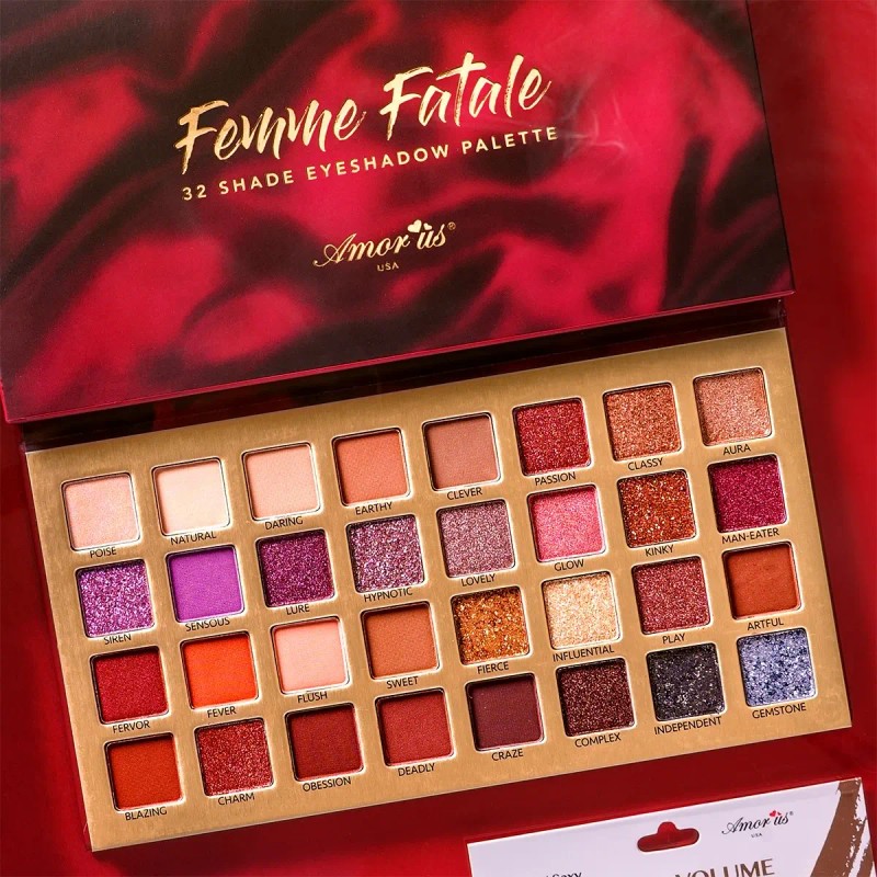 Paleta De Sombras Femme Fatale Amor Us 32 Tonos