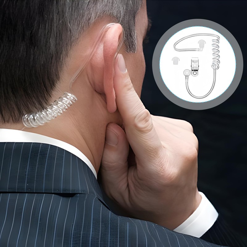 Earphones Sound Tube for Radios, Sound Tube Ear Insert, Bi-directional