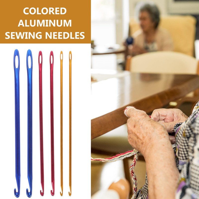 Tunisian Crochet Hook Set Knooking Needles Large Crochet Hooks 6