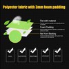 sourcingmap High Back Bucket Auto Car Seat Cover,Polyester, Green