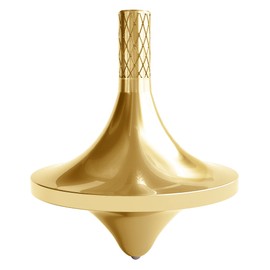 Spinning Top Accurate Metal Spinner Top Desktop Gyro Toys Little Fidget Toys (Silver,Gold, black)