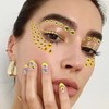 Rhinestone Face Stickers Glitter 3D Glow Eye Makeup Crystal Face