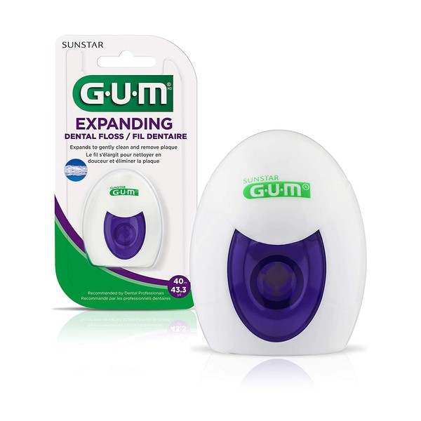 GUM - 2030C Expanding Dental Floss, 43.3 Yards