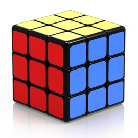 ROXENDA Magic Cube Speed Cube - Easy Turn & Smooth Game, Super Durable Sticker with Vibrant Colours (3 x 3 x 3)