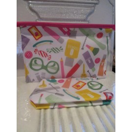 Clinique Cosmetic Bag W/ Travel Cosmetic Bag