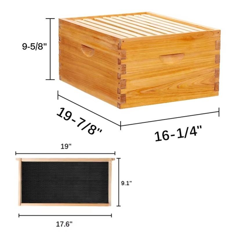 MayBee Hives Unassembled 8/10 Frame Deep Bee Box BeesWax Coated