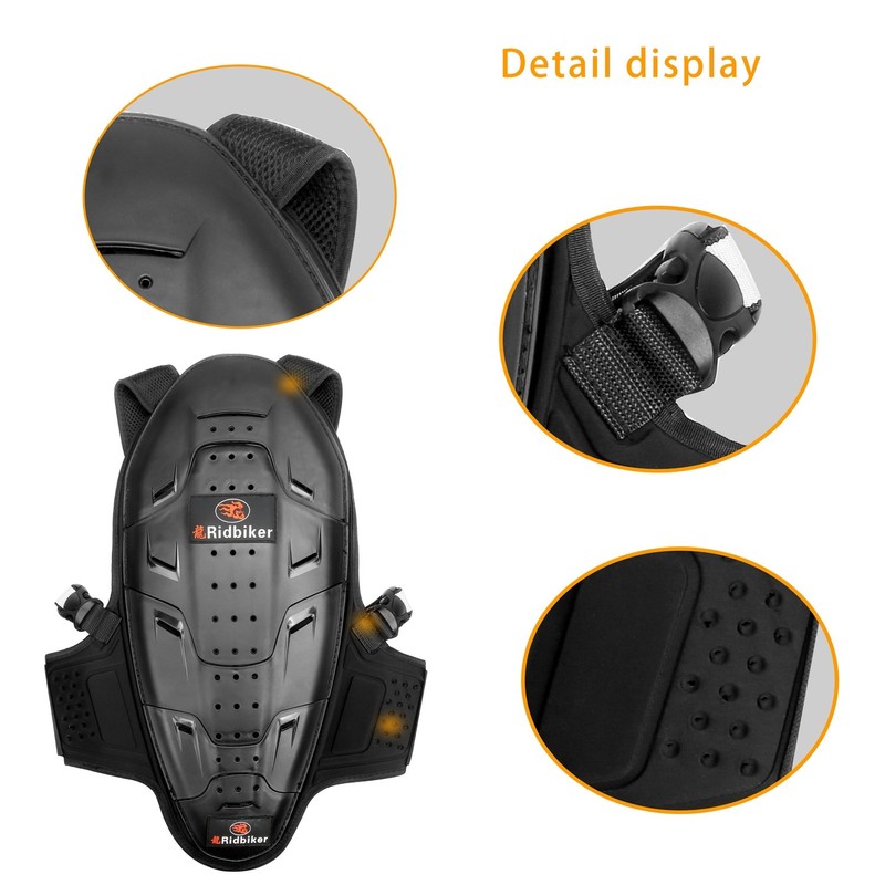 RIDBIKER Motorcycle Back Protector Motocross Spine Protector Body Armor Gear