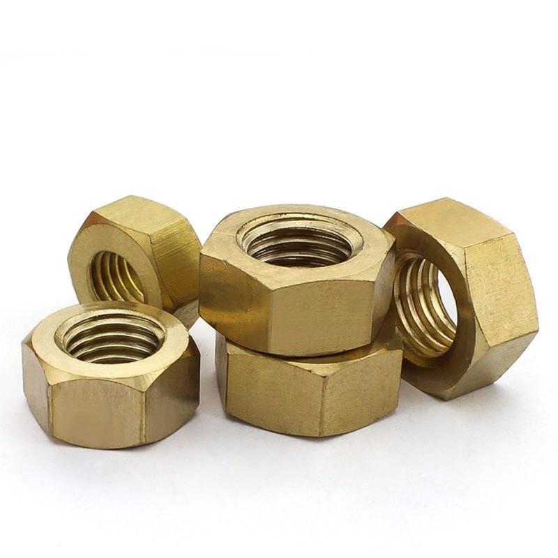 20 Pcs M6 Hex Hexagon Nut M6 (6mm) Brass Hex