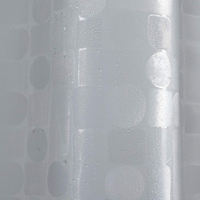 Vosign Short Clear Shower Curtain Liner 60 Inch Long, Waterproof