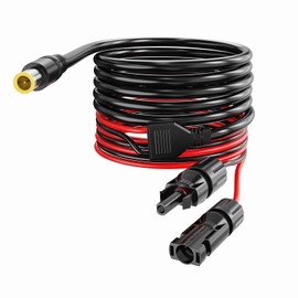 Solar Panel Connector to DC7909 8mm Adapter Cable Solar Connectors Extension Cable 14AWG for GZ Yeti Jackery Solar Generator Portable Power Station 6ft